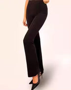 Women's Nontransparent Fabric Classic-Stylish Pant Black