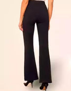 Women's Nontransparent Fabric Classic-Stylish Pant Black